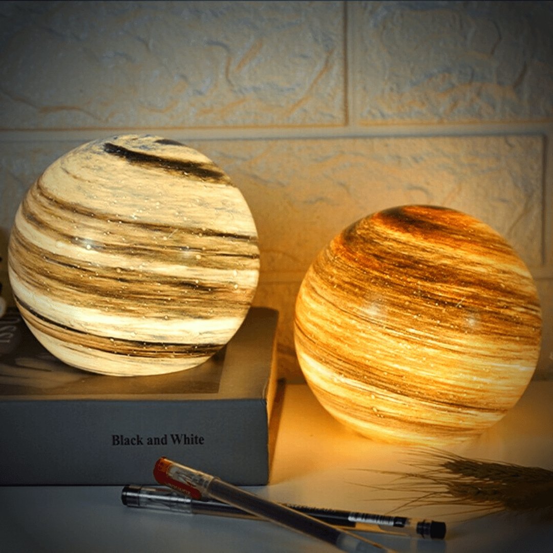 Luminous Glass Moon Lamp