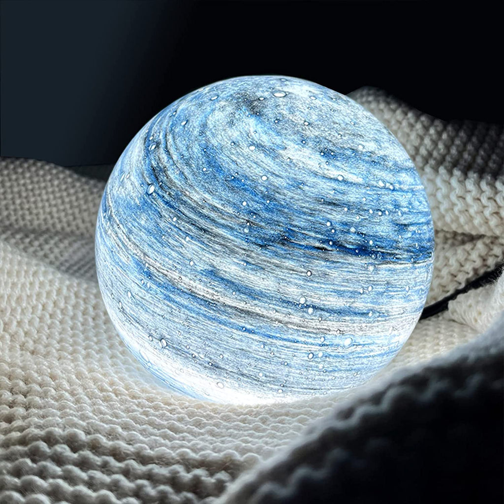 Luminous Glass Moon Lamp