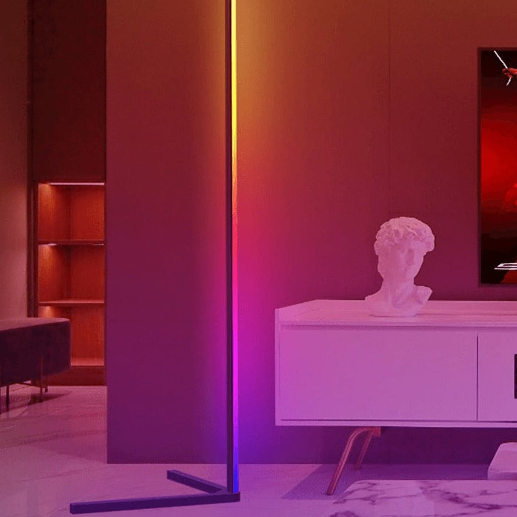 Helios Floor Lamp: Sleek, Modern Lighting for Bright, Cozy Ambience