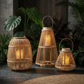 Handwoven Rattan Lanterns for a Warm, Natural Glow