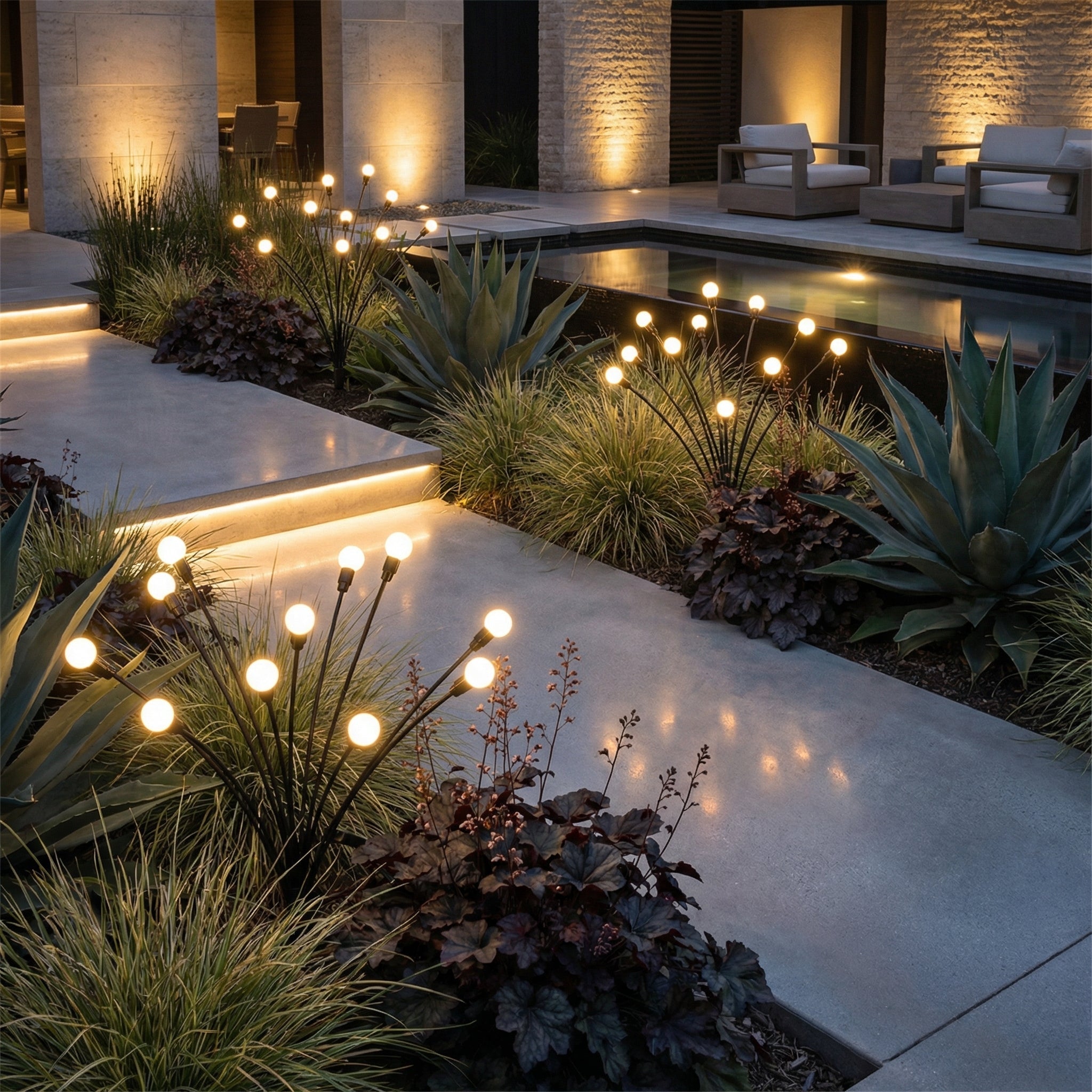 Dancing Solar Garden Lights