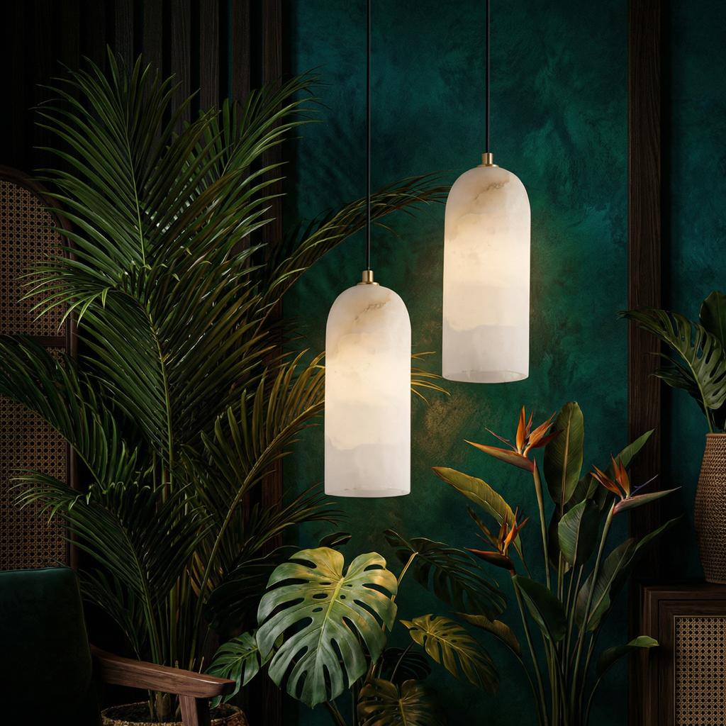 Elegant Marble Pendant Necklace