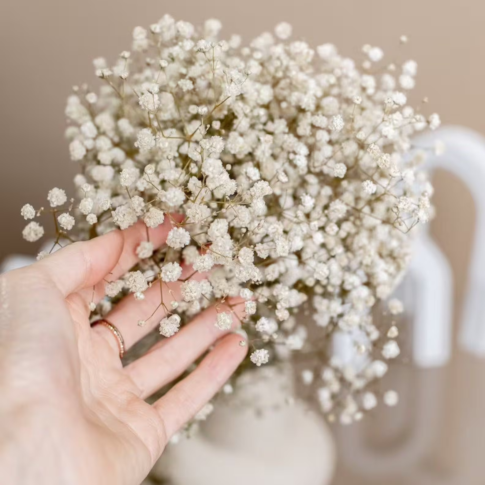 Natural Dried Baby's Breath – Delicate, Long-Lasting Floral Decor
