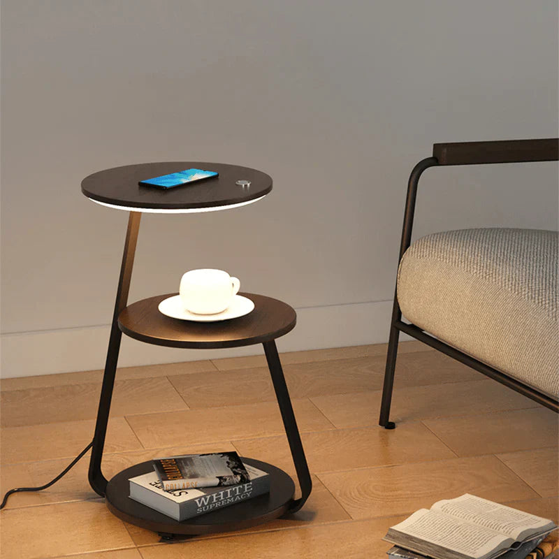 LED-Illuminated Wireless Charging Table