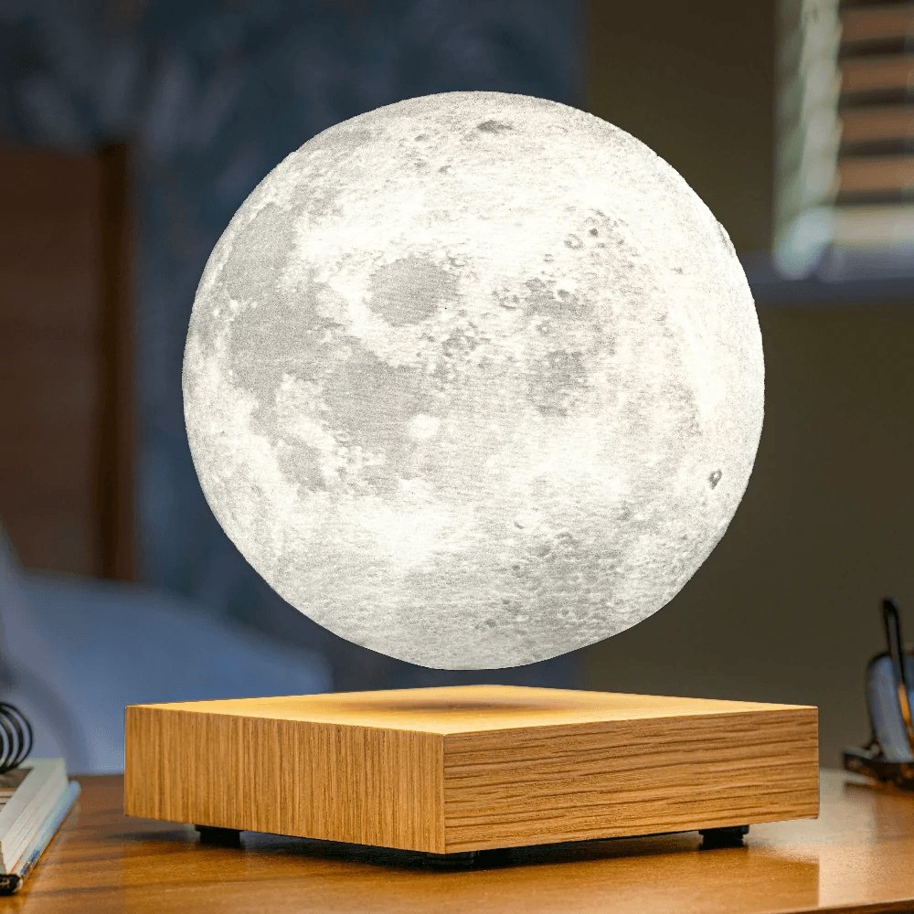 Floating Moon Lamp — Mesmerizing Levitating Lunar Light