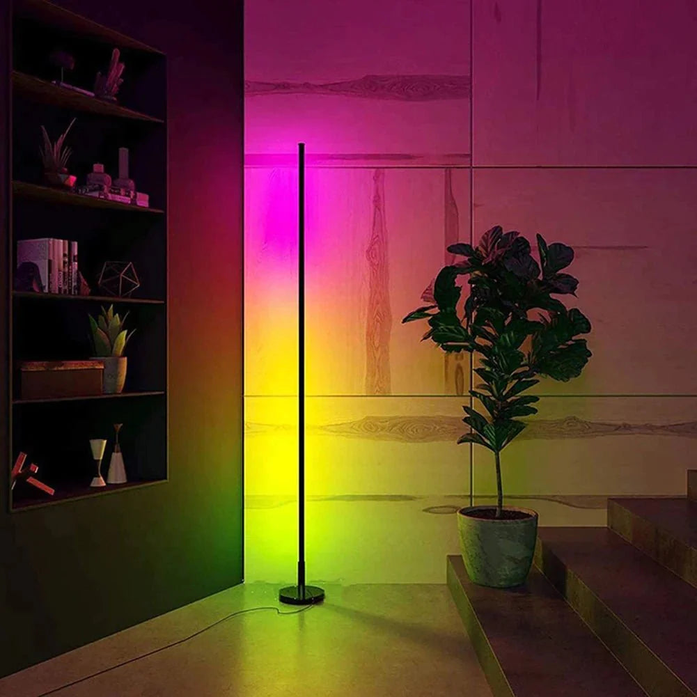Colorful RGB LED Floor Lamp for Vibrant Ambient Lighting