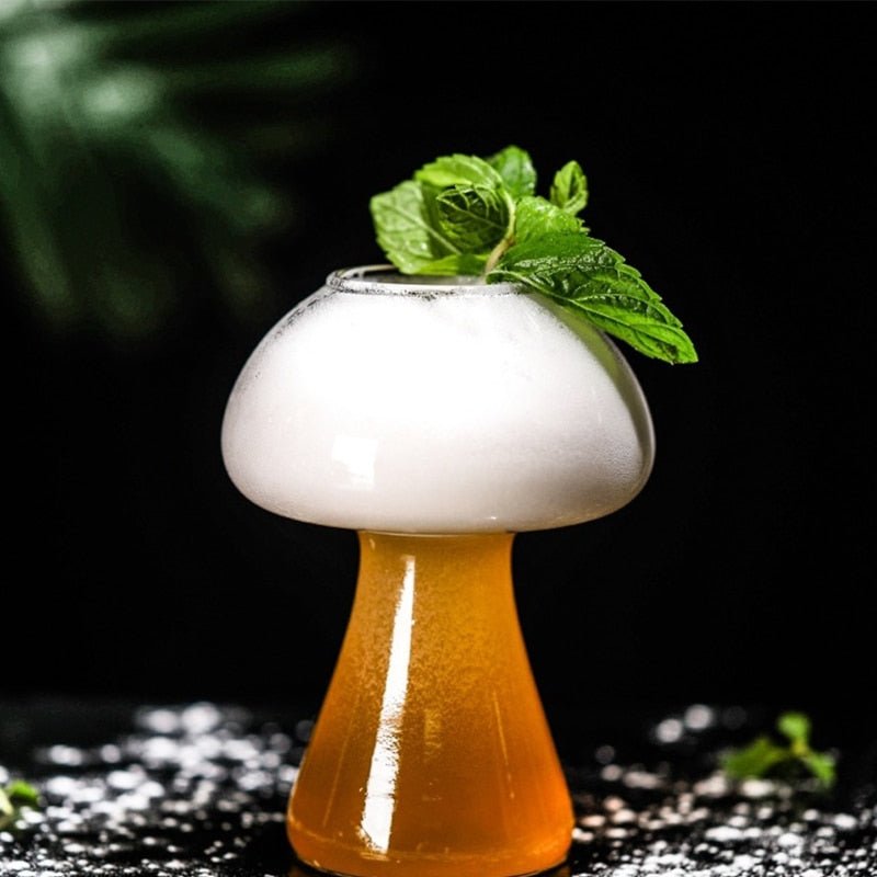 Elegant Mushroom Cocktail Glass for Gourmet Sipping and Stylish Entertaining