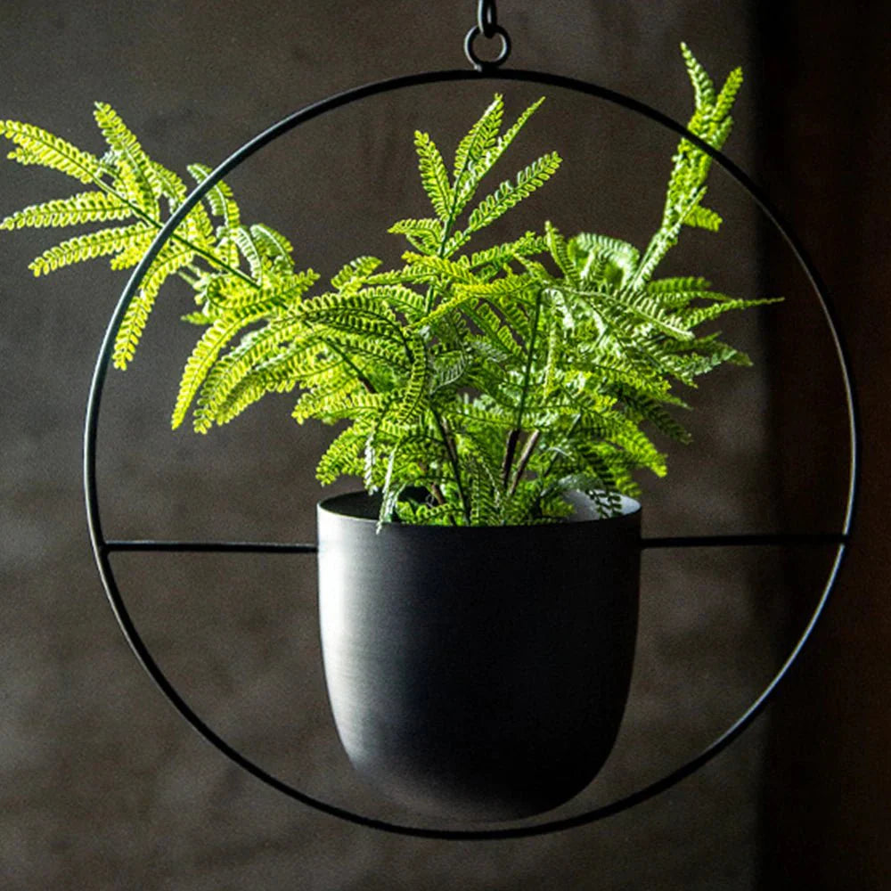 Halo Hanging Planter - Modern, Elegant Orb Plant Pot