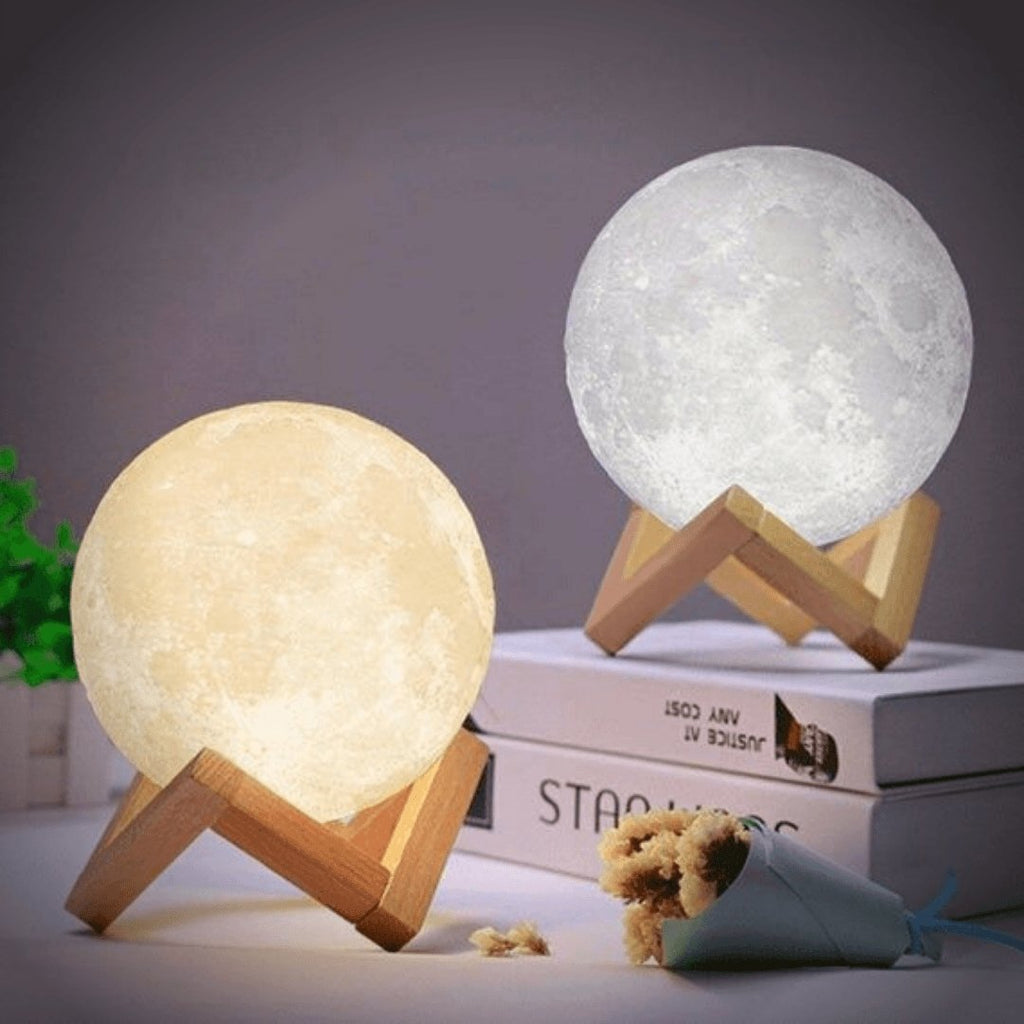 Lunar Glow Moon Lamp - Realistic Moonlight Night Light
