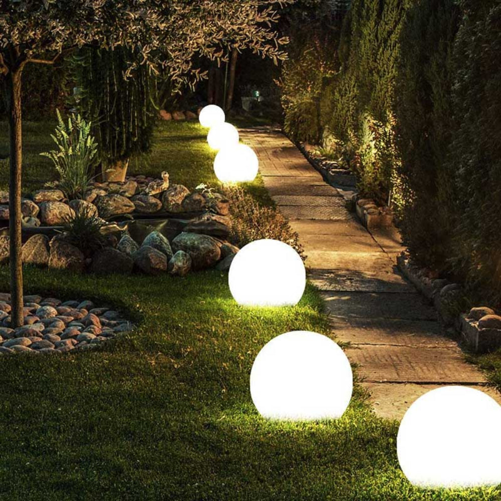 Solar-Powered Waterproof Globe Light