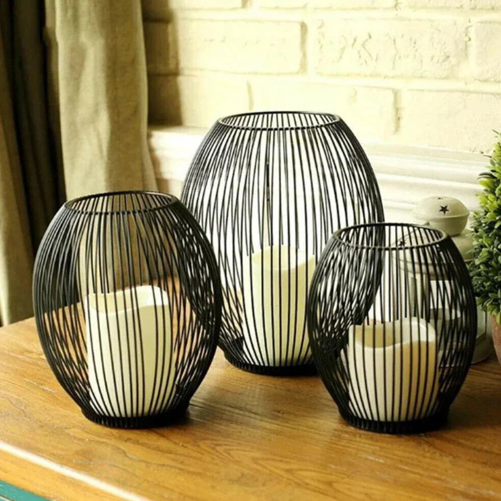 Sturdy Iron Candle Holder Stand