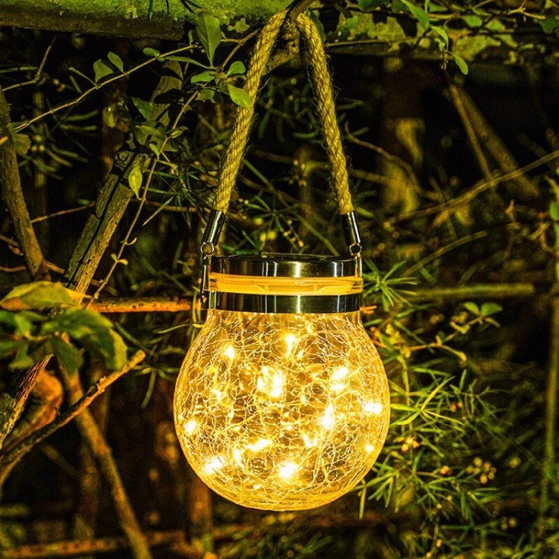 Solar Glass Globe Lantern – Elegant Solar-Powered Garden Light