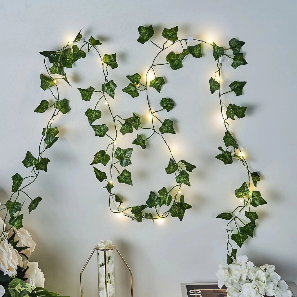 Solar Ivy String Lights - Enchanting Outdoor Garden Lighting