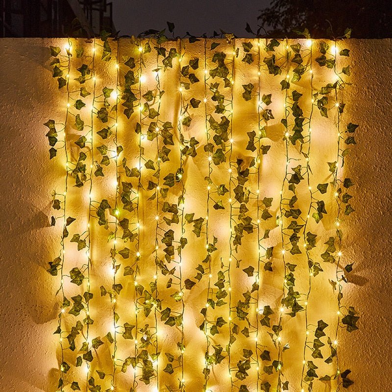Solar Ivy String Lights - Enchanting Outdoor Garden Lighting