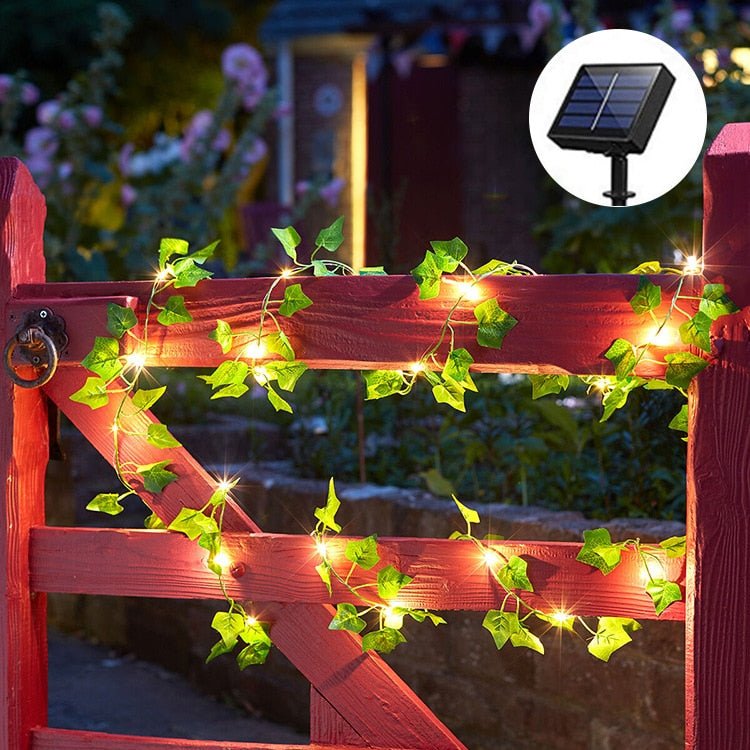 Solar Ivy String Lights - Enchanting Outdoor Garden Lighting