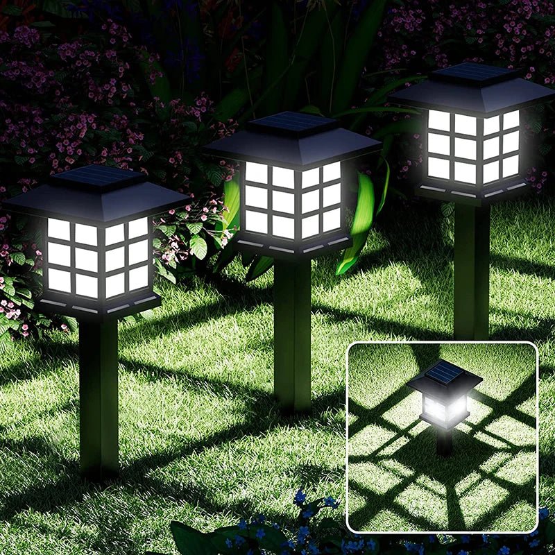 Solar LED Pathway Lanterns - Bright, Eco-Friendly Outdoor Lighting for Walkways