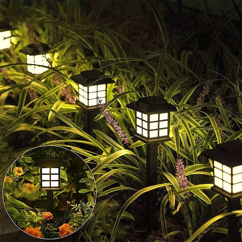 Solar LED Pathway Lanterns - Bright, Eco-Friendly Outdoor Lighting for Walkways