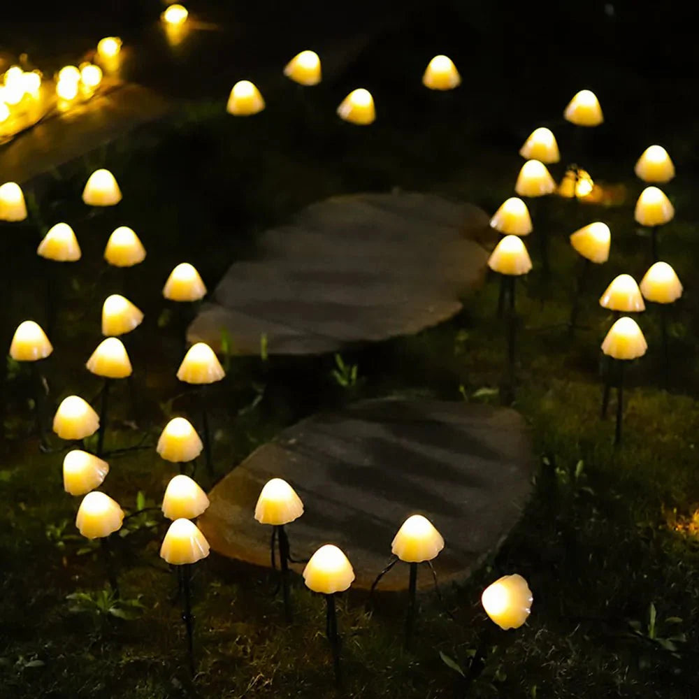 Solar Mushroom Garden Lights – Whimsical, Solar-Powered LED Lighting for Outdoor Spaces