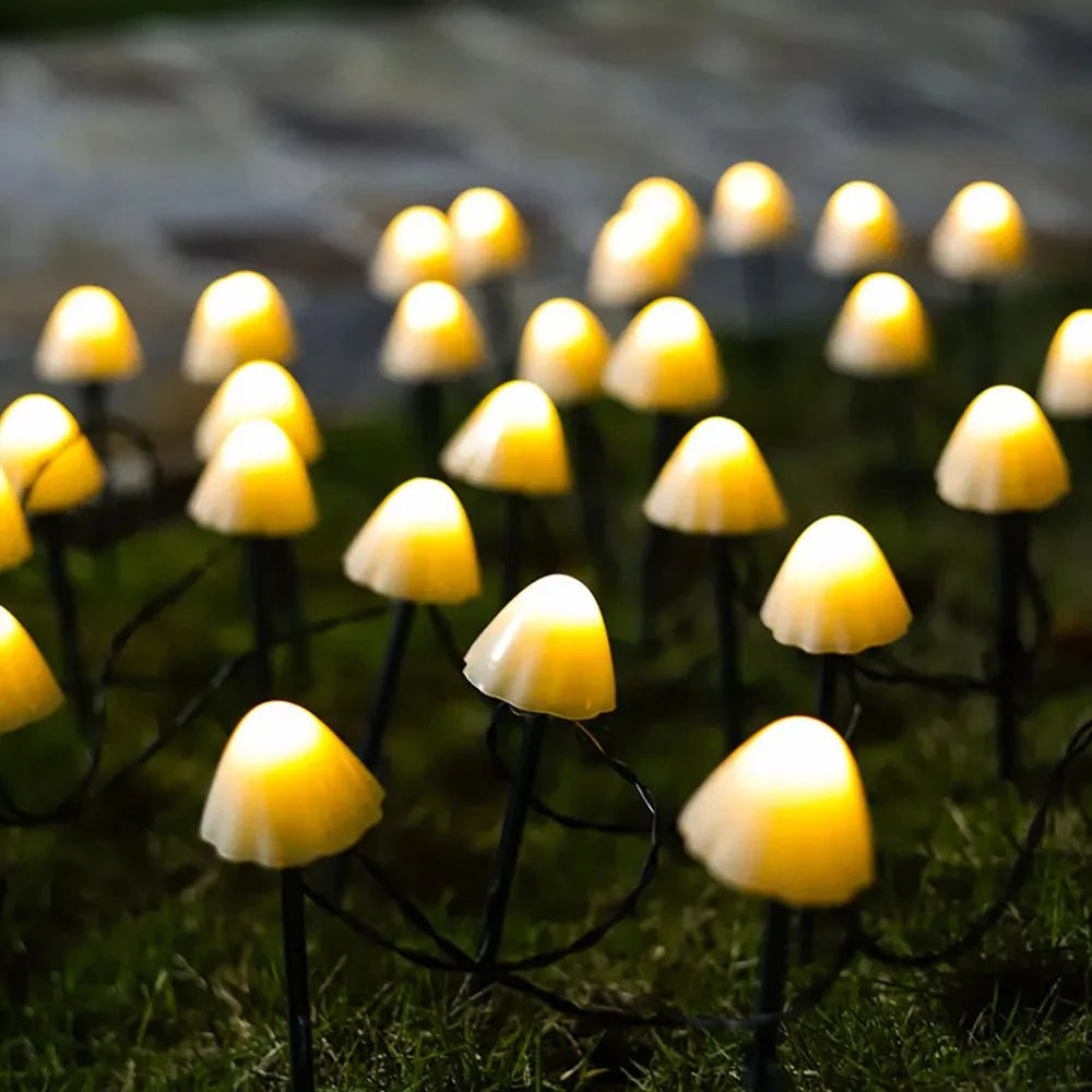 Solar Mushroom Garden Lights – Whimsical, Solar-Powered LED Lighting for Outdoor Spaces