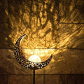 Solar-Powered Half-Moon Outdoor Light for Garden and Pathway