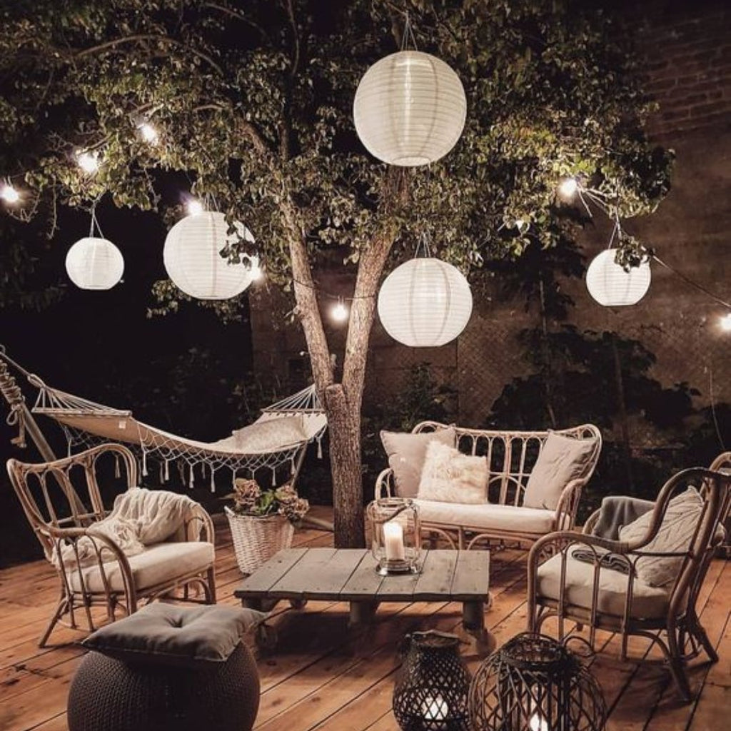 Solar-Powered Outdoor Lantern