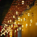 Solar Pendant String Lights - Warm Glow for Outdoor Patio & Garden