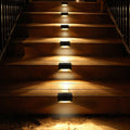 Solar-Powered Waterproof LED Stair Lights