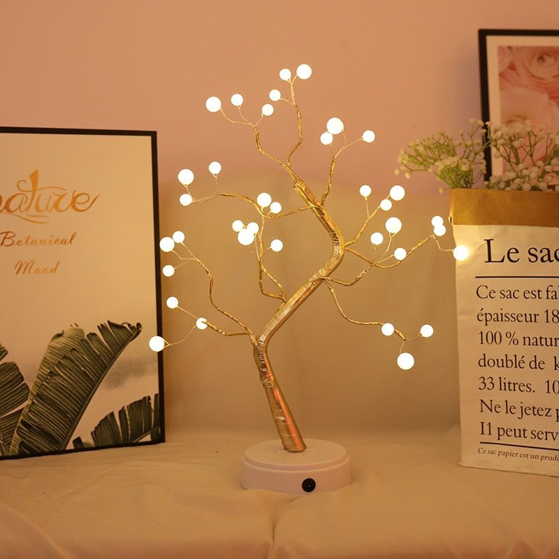 Tree of Light LED Lamp - Elegant Ambient Glow for Your Home