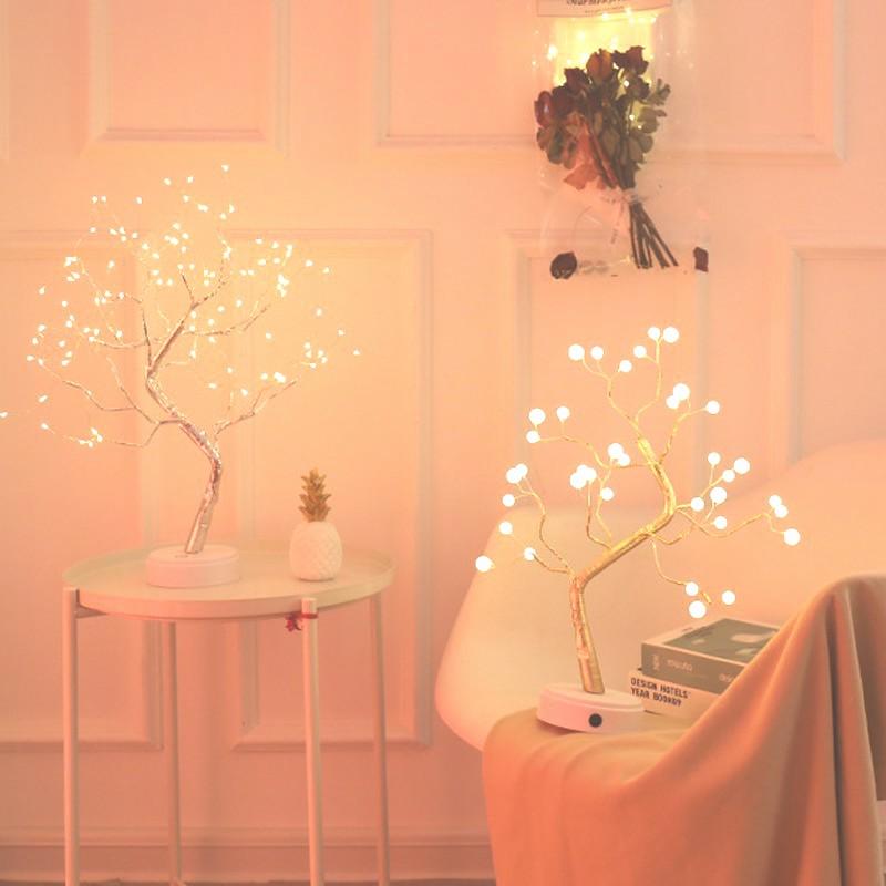 Tree of Light LED Lamp - Elegant Ambient Glow for Your Home
