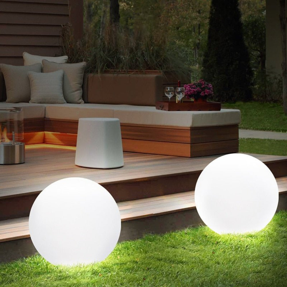 Solar-Powered Waterproof Globe Light
