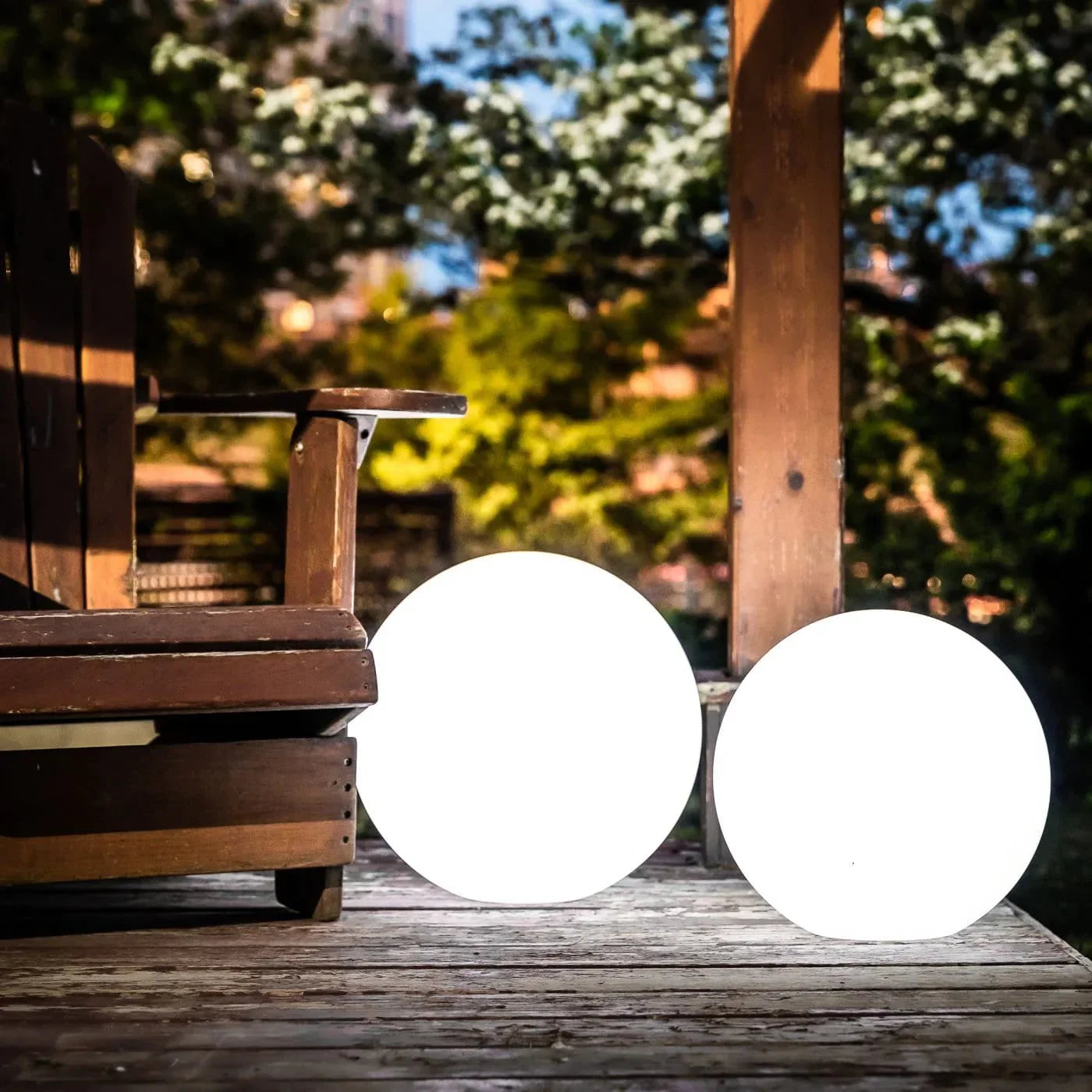 Solar-Powered Waterproof Globe Light
