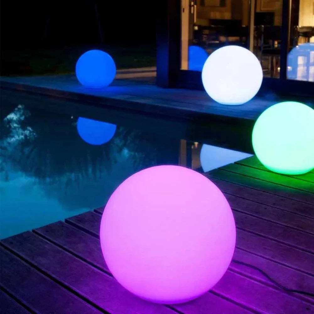 Solar-Powered Waterproof Globe Light