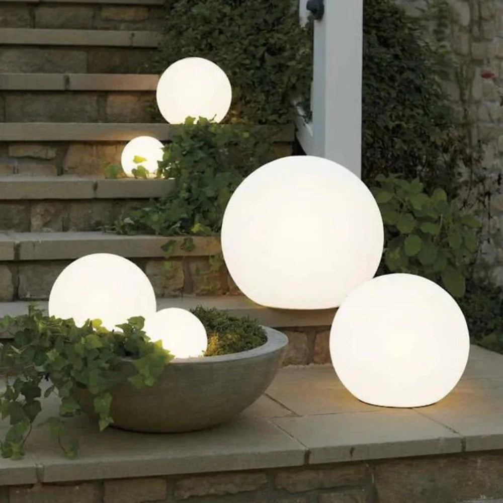 Solar-Powered Waterproof Globe Light