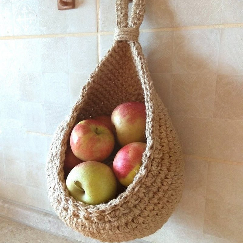 Handwoven Hanging Storage Baskets for Stylish Home Organization